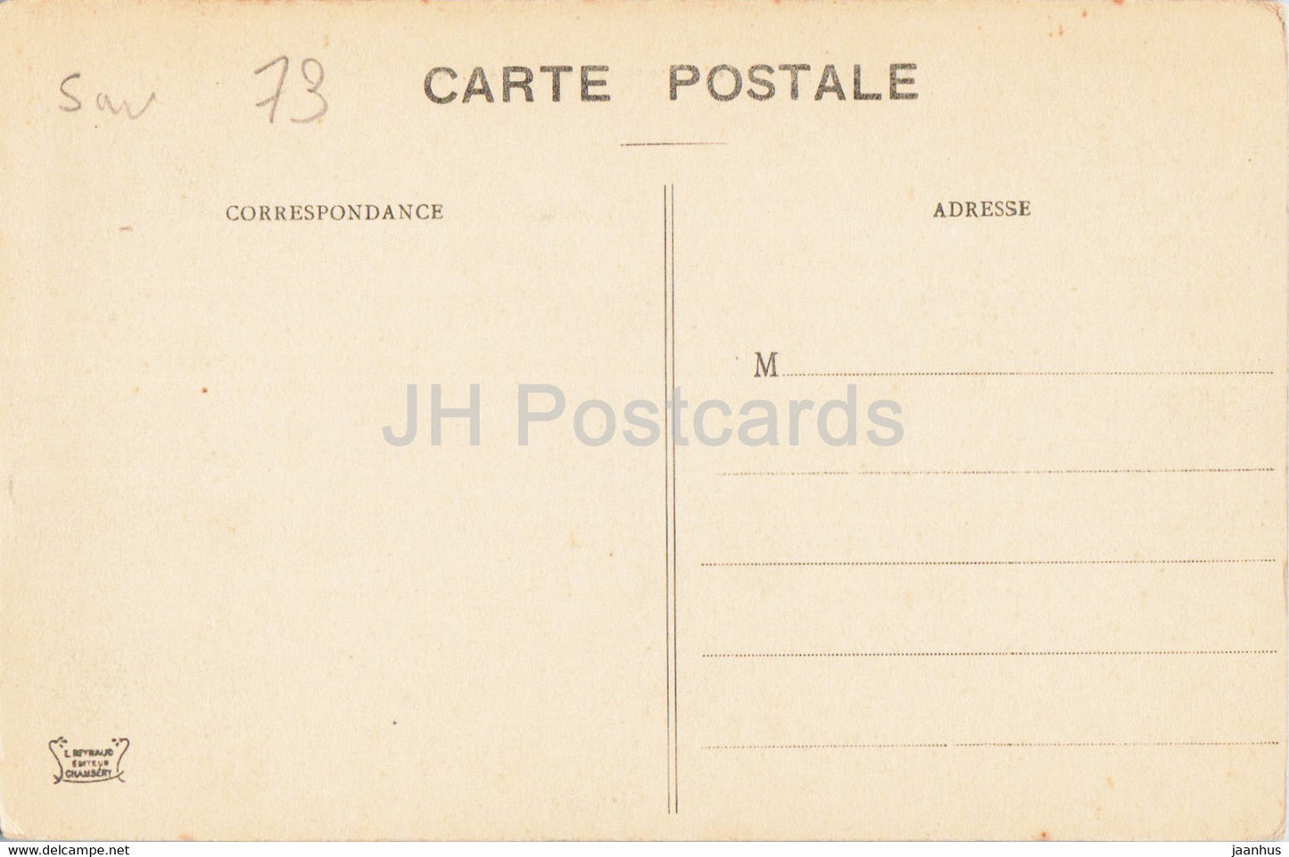 Lac du Bourget - Promontoire de Chatillon - 972 - old postcard - France - unused