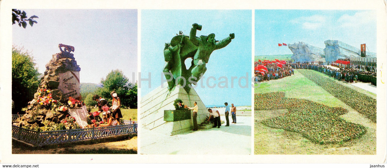 Memorial - Yevpatoria - monument to the Black sea sailors - Kerch - monument - Crimea - 1985 - Ukraine USSR - unused - JH Postcards