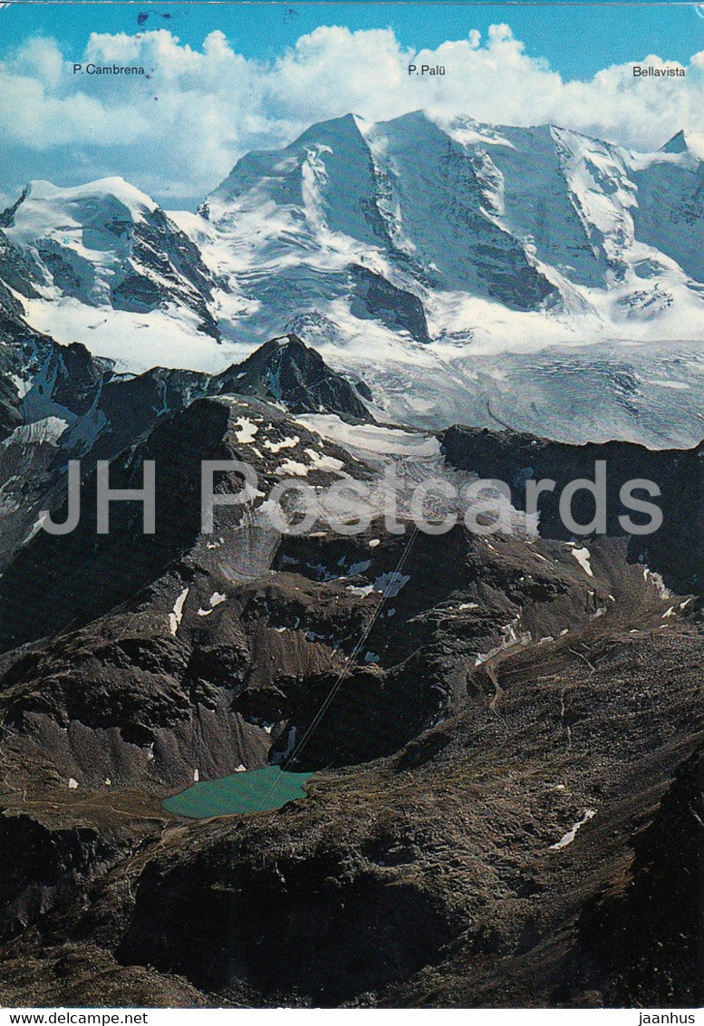 Diavolezza 2977 m mit Piz Palu 3909 m - Switzerland - unused - JH Postcards