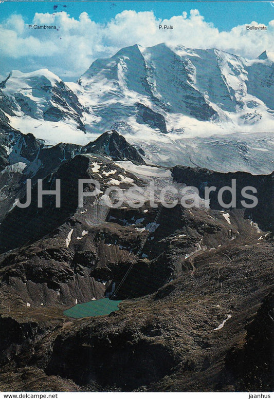 Diavolezza 2977 m mit Piz Palu 3909 m - Switzerland - unused - JH Postcards