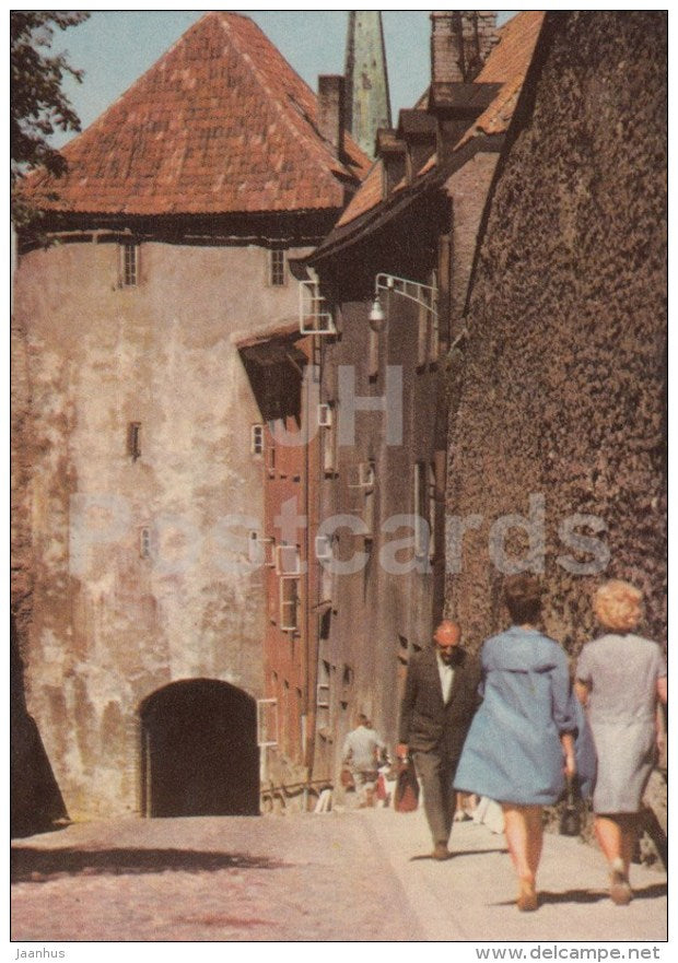 Pikk Jalg street - Long Leg street - Old Town - Tallinn - 1971 - Estonia USSR - unused - JH Postcards