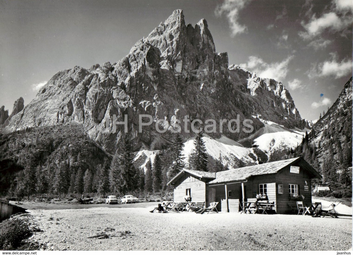 Dolomiti - Sesto - Sexten - Capanna Turistica - Val Fiscalina - Fischleinboden - Cima Uno - 1966 - Italy - used - JH Postcards