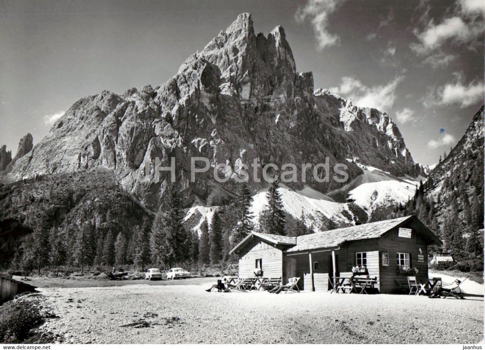 Dolomiti - Sesto - Sexten - Capanna Turistica - Val Fiscalina - Fischleinboden - Cima Uno - 1966 - Italy - used - JH Postcards