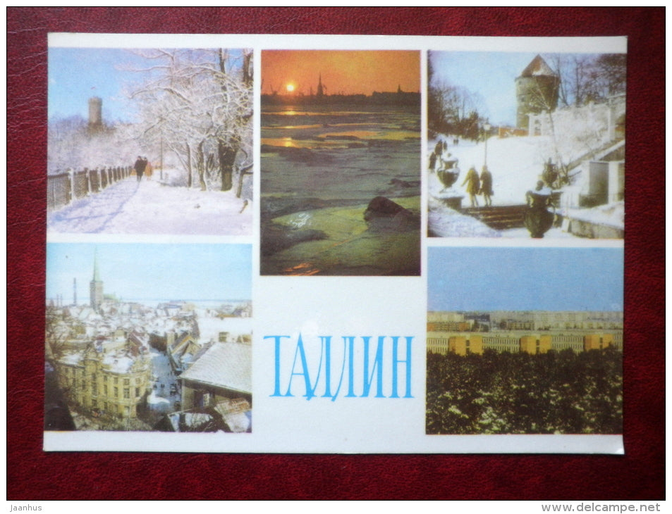 Pikk Hermann tower - Kiek in de Kök - Mustamäe - in russian - Tallinn - 1975 - Estonia - USSR - unused - JH Postcards