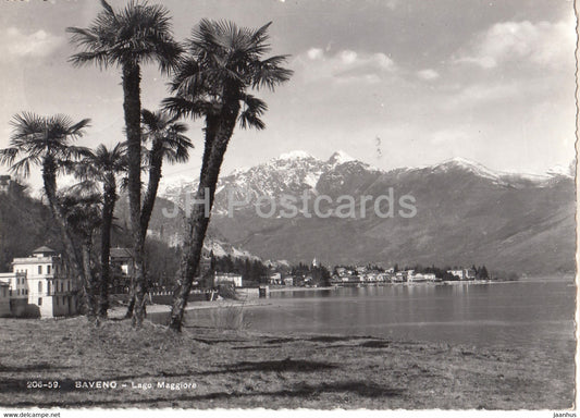 Baveno - Lago Maggiore - old postcard - 1955 - Italy - used - JH Postcards