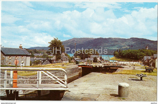 The Caledonian Canal at Fort Augustus - PT34343 - 1970 - United Kingdom - Scotland - used - JH Postcards