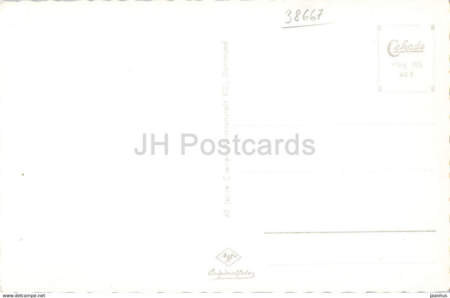 Burgberg - Bad Harzburg - Bergbahn - Kurgarten - carte postale ancienne - Allemagne - inutilisée