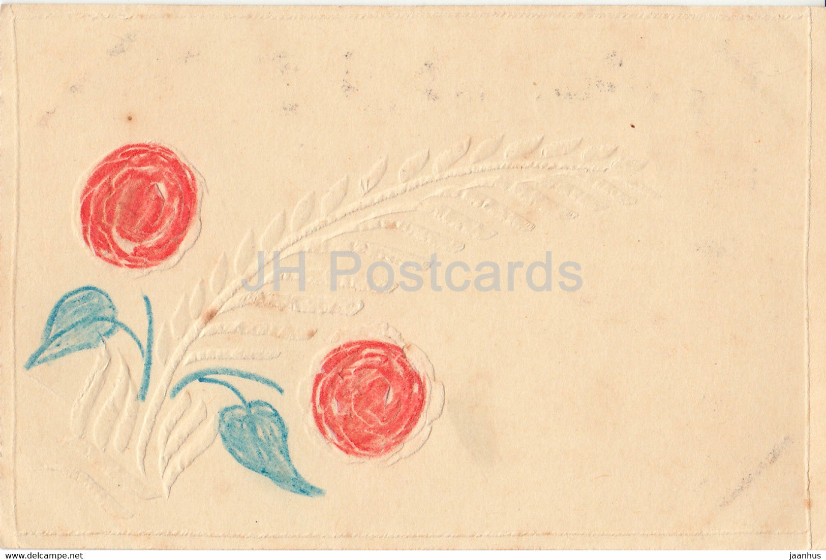 Greeting Card - C 154 - flowers - old postcard - Germany - unused - JH Postcards
