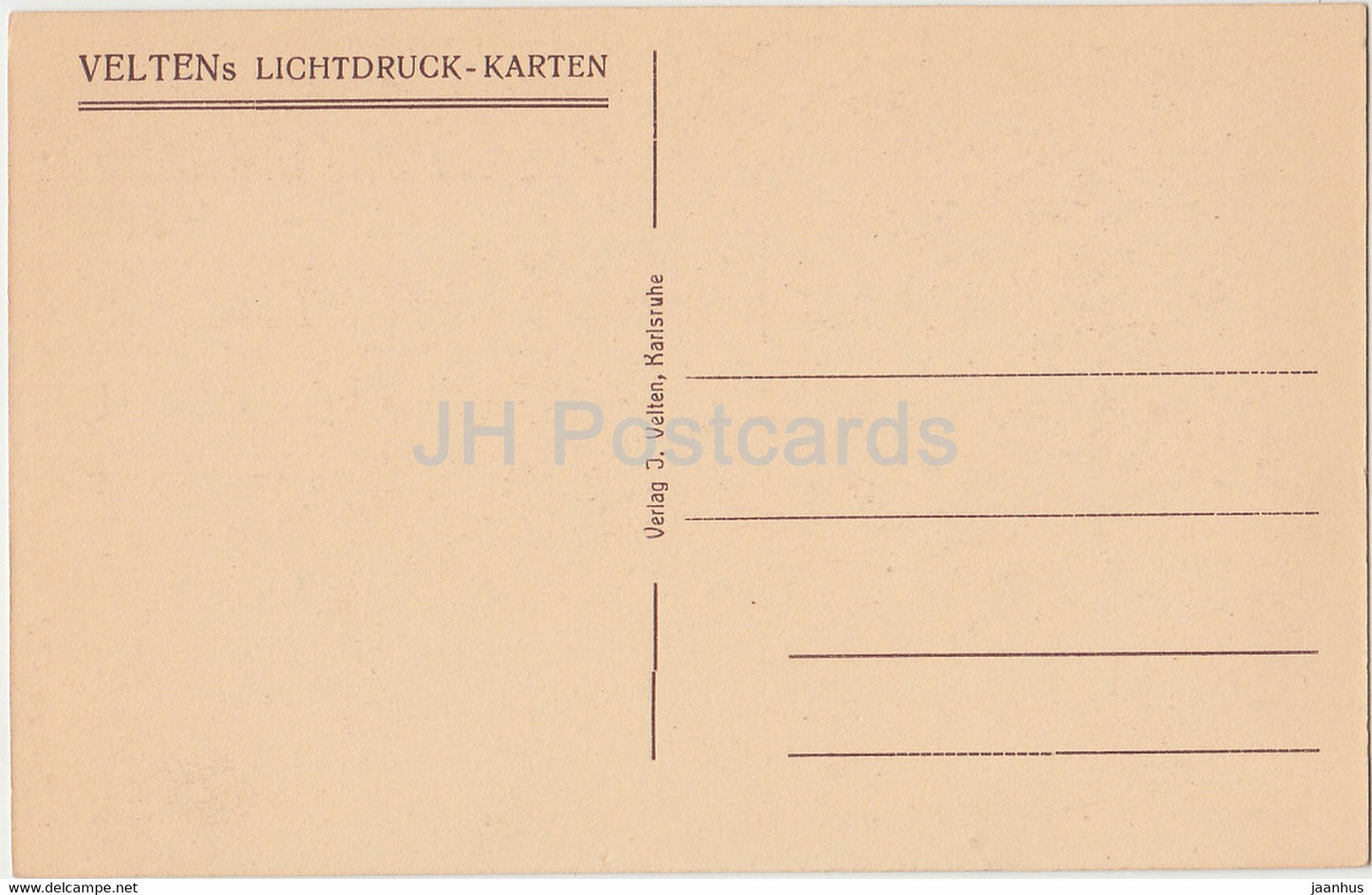 Freiburg B - Eingang des kath Pfarrhauses in der Wiehre - 46 - alte Postkarte - Deutschland - unbenutzt