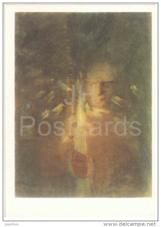 painting by M. Ciurlionis - Truth (Hope) - lithuanian art - unused - JH Postcards