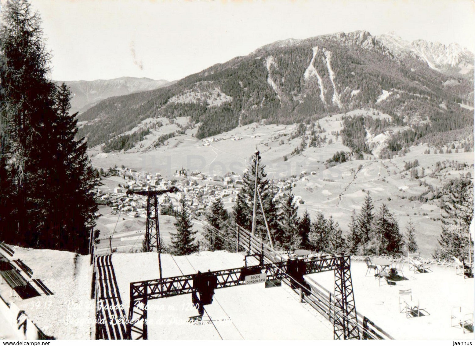 Val di Fassa - Moena - skilift - 1962 - Italy - used - JH Postcards