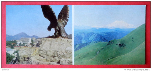 panorama of the city - Pyatigorsk - poet Lermontov Places of Caucasian Mineral Waters - 1978 - USSR Russia - unused - JH Postcards