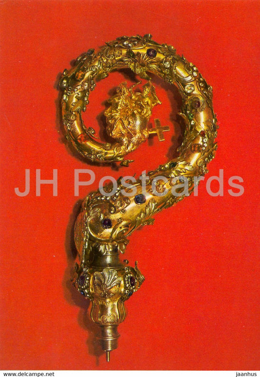 Barocker Bischofsstab - Domschatzkammer St Petri in Bautzen - 1987 - DDR Germany - unused - JH Postcards