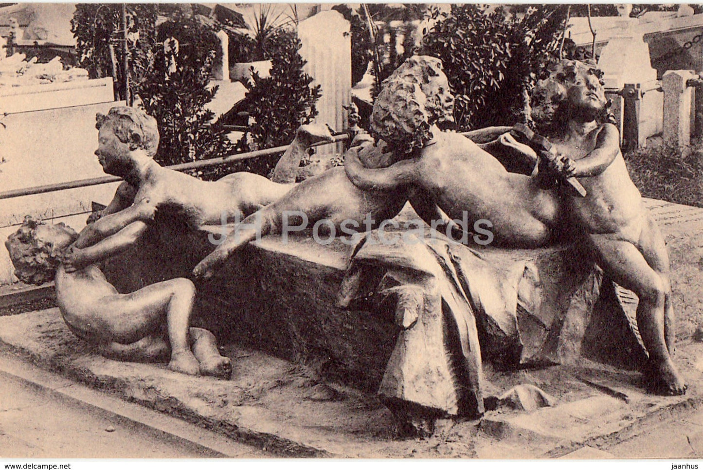 Milano - Milan - Cimitero Monumentale - Monumento Castiglioni - cemetery - old postcard - Italy - unused - JH Postcards