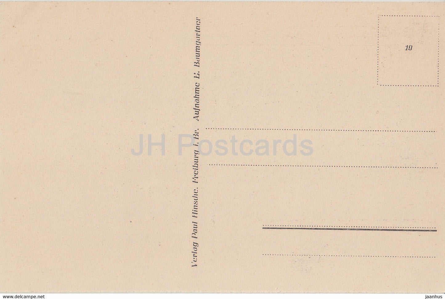 Freiburg i B - Gunterstal - old postcard - 1928 - Germany - used