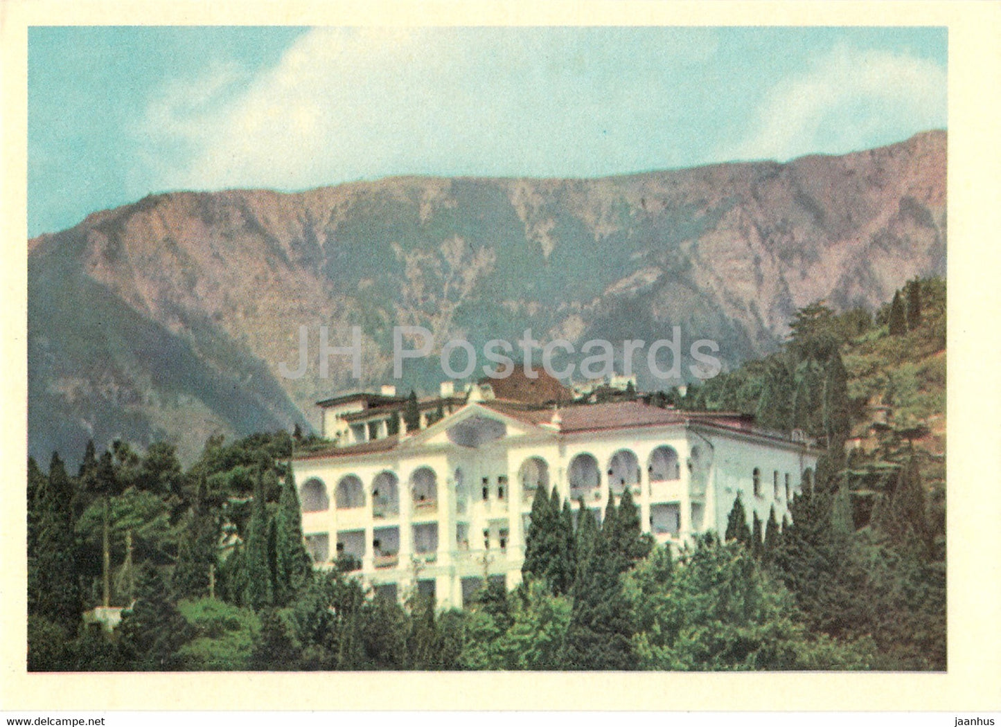 Sevastopol Rest Home in Yalta - Crimea -1 - Ukraine USSR - unused - JH Postcards