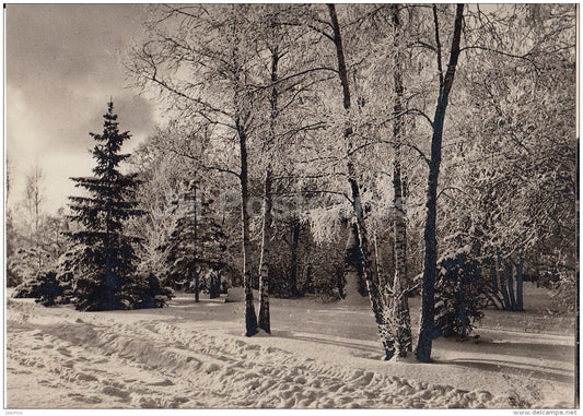 Winter In Estonia - 1968 - Estonia USSR - used - JH Postcards