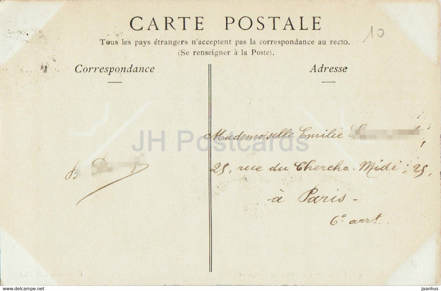 Le Puy - La Fontaine Crozatier - 43 - alte Postkarte - Frankreich - gebraucht