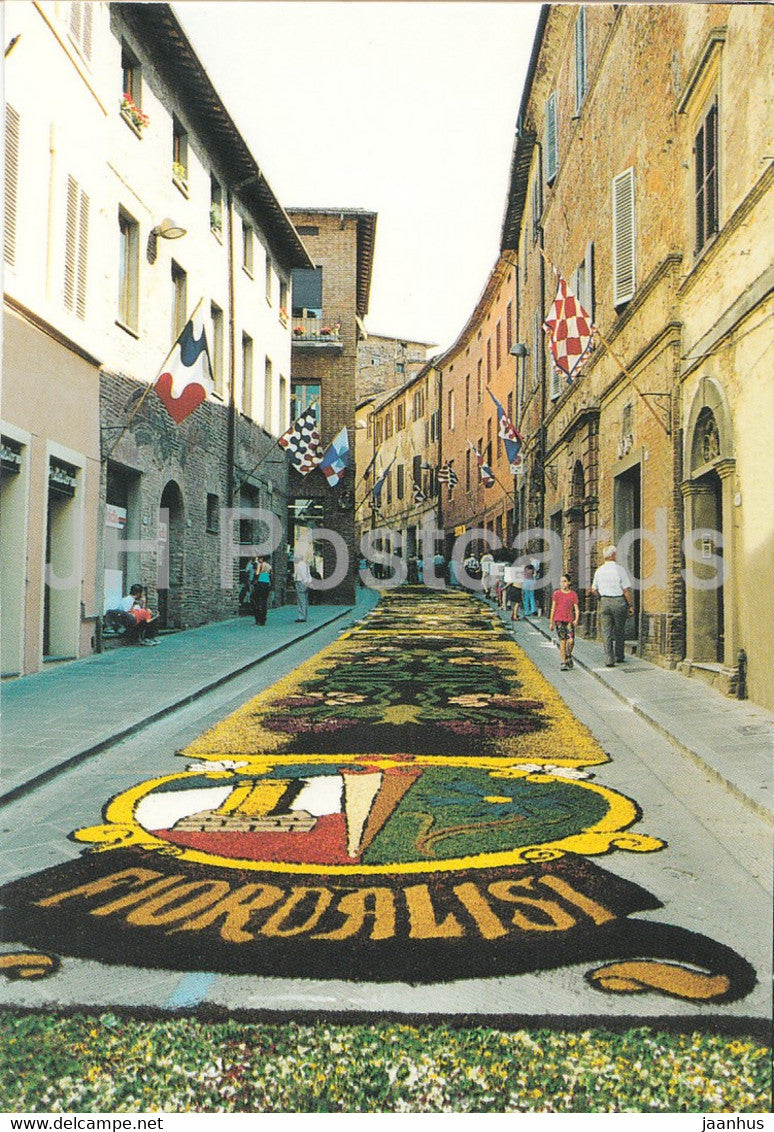 Citta della Pieve - Inforata in onore di San Luigi Gonzaga - Via Pietro Vannucci - 95 - Italy - Italia - unused - JH Postcards