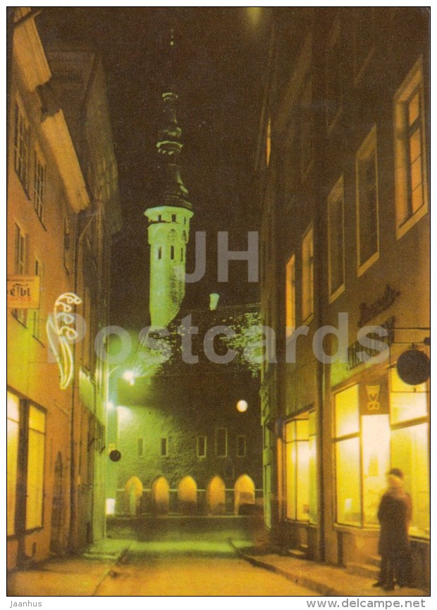 Town Hall - Old Town - Tallinn - 1971 - Estonia USSR - unused - JH Postcards