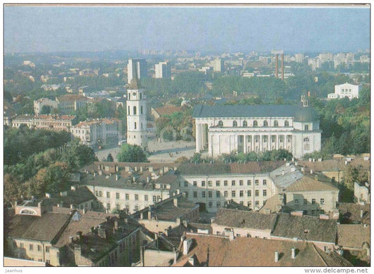 Vilnius - city view - 1 - 1989 - Lithuania USSR - unused - JH Postcards