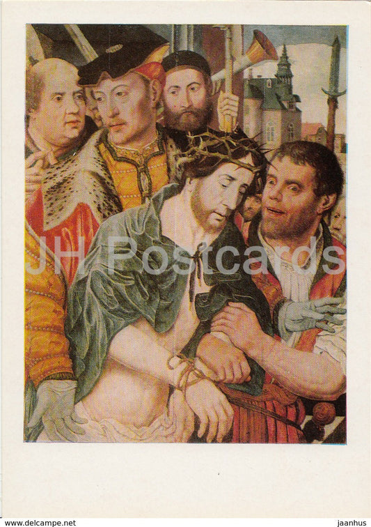 painting by Jan Mostaert - Ecce Homo - Dutch art - 1982 - Russia USSR - unused