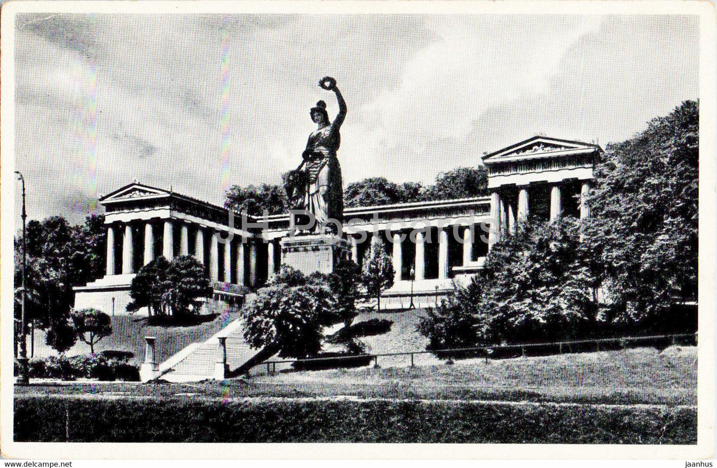 Munchen - Munich - Bavaria mit Ruhmeshalle - 293 - old postcard - Germany - unused - JH Postcards