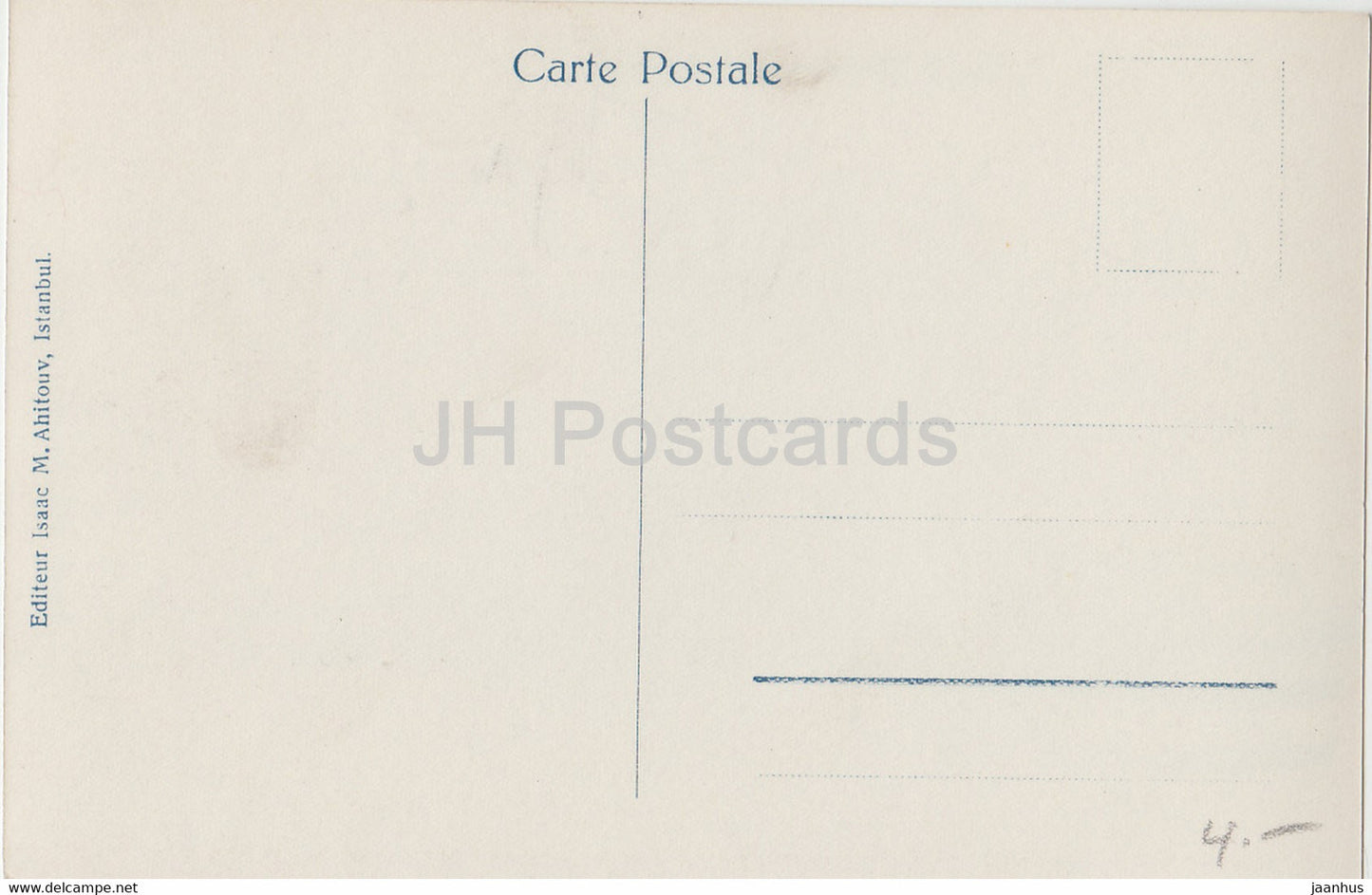 Istanbul - Mosquée de Scutari - vieille voiture - carte postale ancienne - Turquie - inutilisée