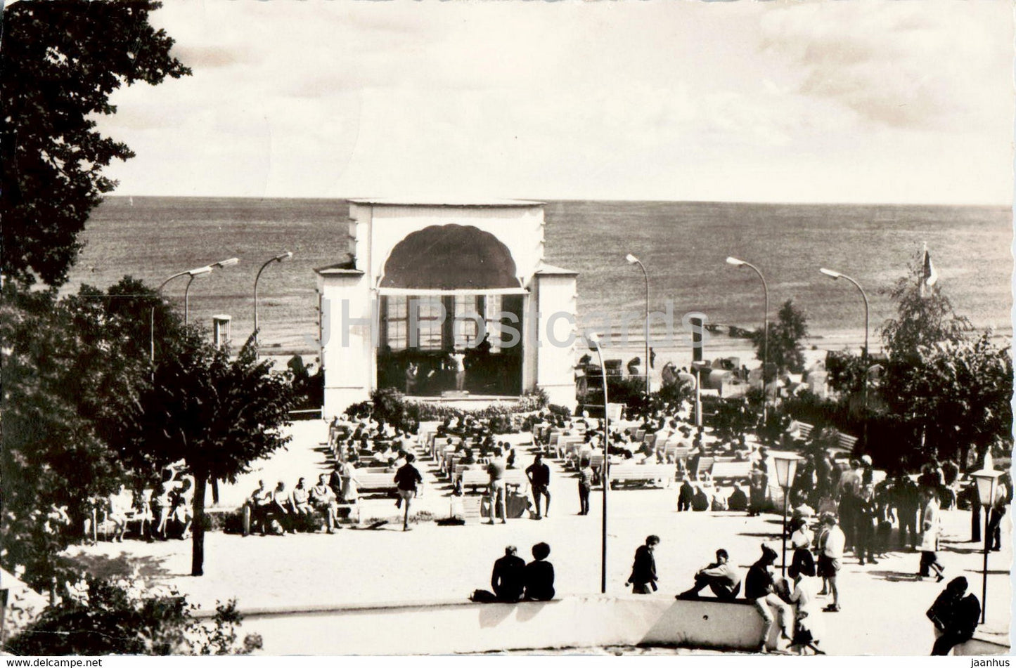 Bansin - Blick auf den Konzertgarten - 1965 - Germany DDR - used - JH Postcards