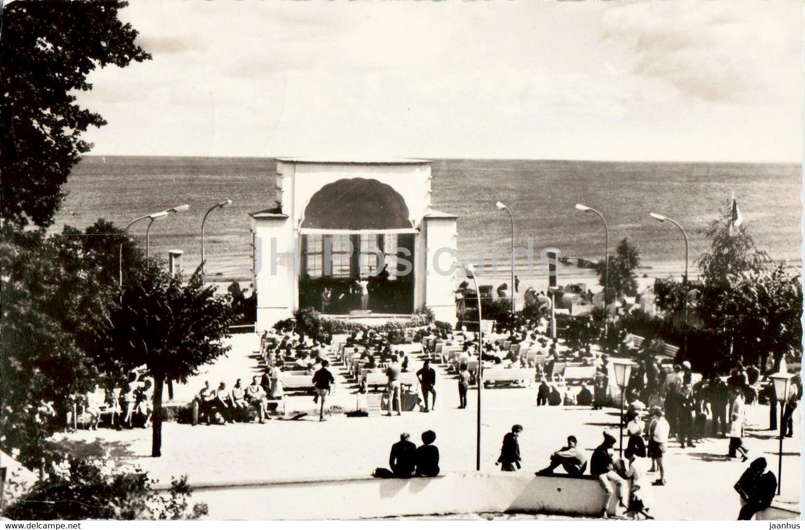 Bansin - Blick auf den Konzertgarten - 1965 - Germany DDR - used - JH Postcards