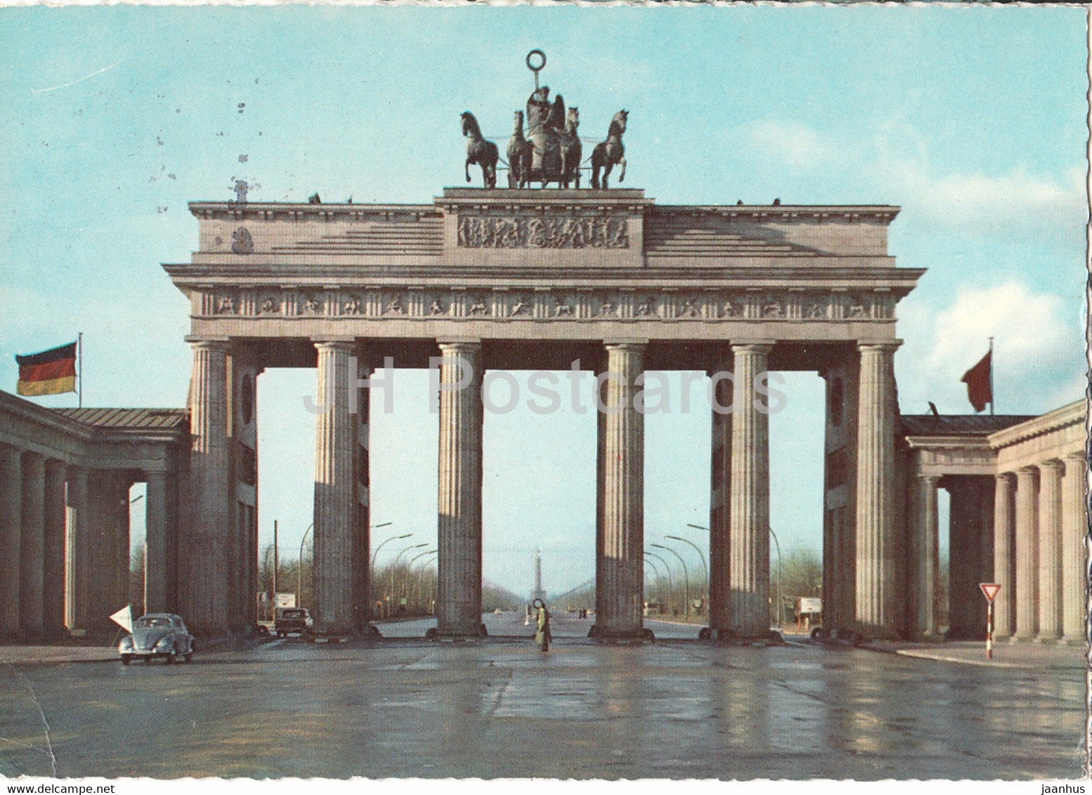 Berlin - Das Branderburger Tor - 11 - 1960 - Germany - used - JH Postcards
