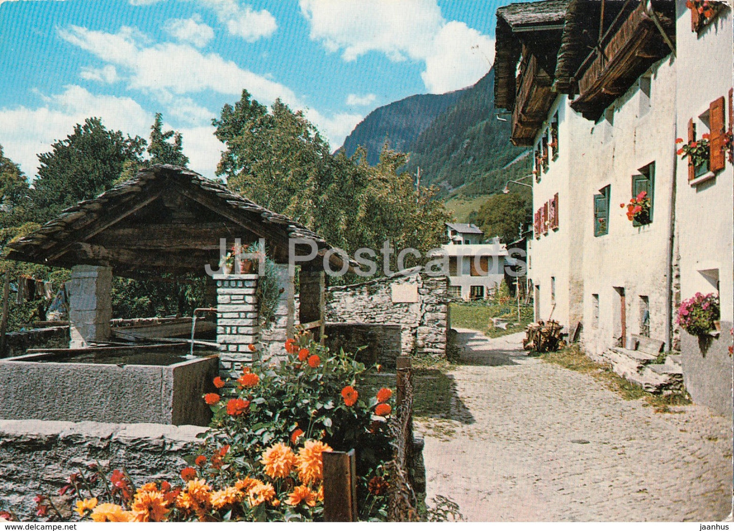 Soglio im Bergell 1095 m - 1974 - Switzerland - used - JH Postcards