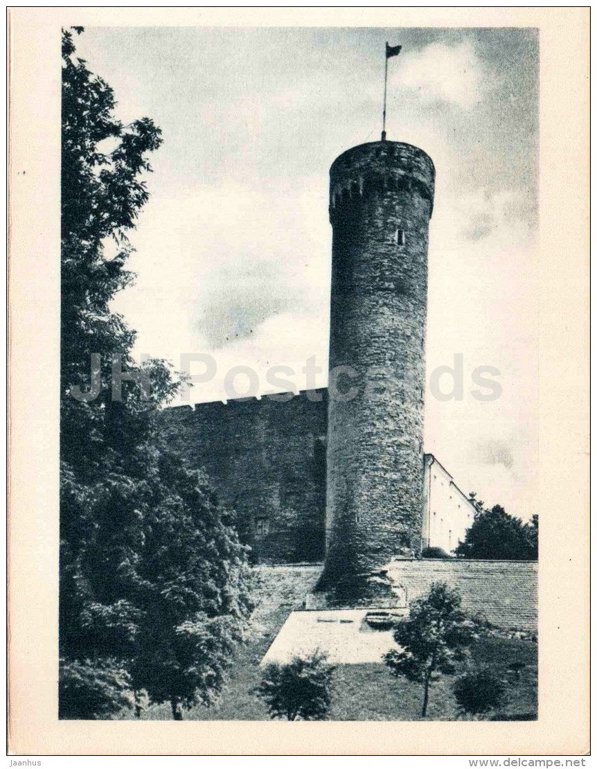 Tall Hermann tower - Pikk Hermann - Tallinn - 1965 - Estonia USSR - unused - JH Postcards