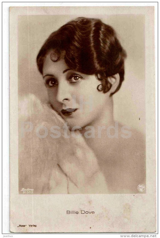 Billie Dove - movie actress - film - 3137/1 - old postcard - Germany - unused - JH Postcards