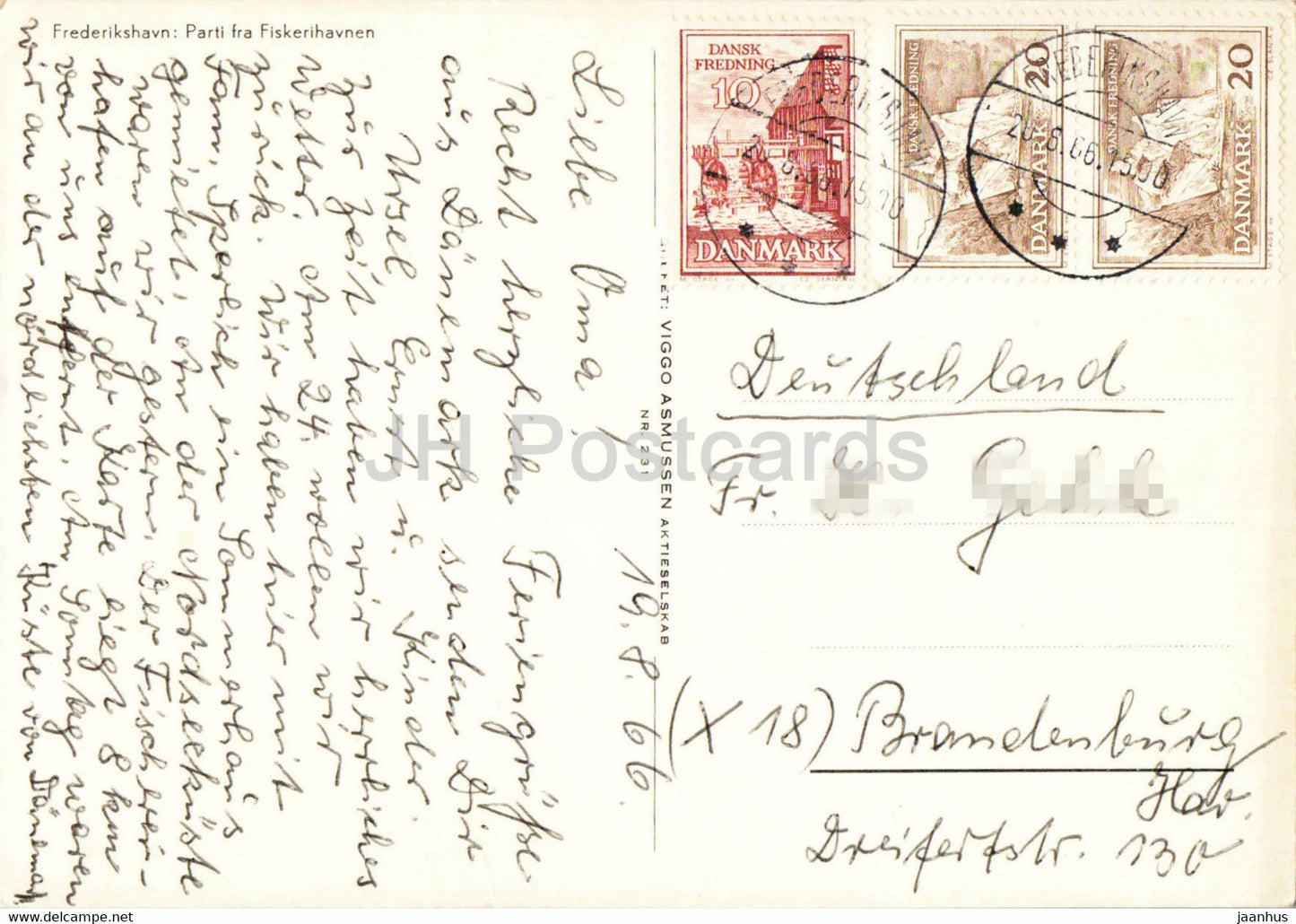 Frederikshavn - Fishing Port - boat - ship - 1966 - Denmark - used