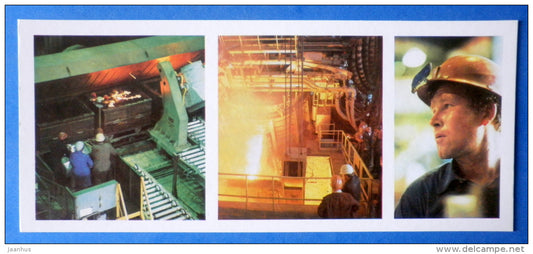 Foundry - KAMAZ truck factory - 1979 - Russia USSR - unused - JH Postcards