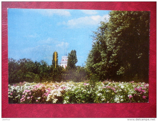 flowers of Almaty - Almaty - Alma-Ata - 1974 - Kazakhstan USSR - unused - JH Postcards