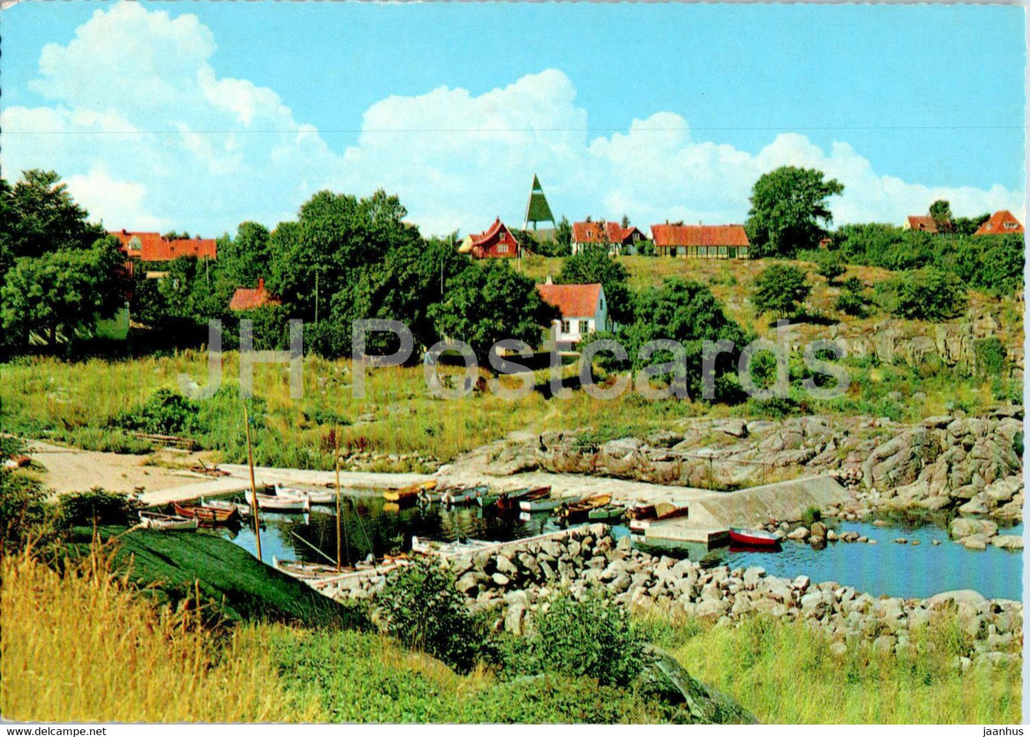 Bornholm - Vigehavn - Svaneke - Denmark - unused - JH Postcards