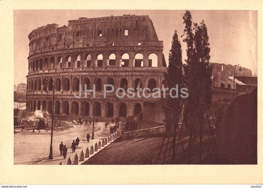 Roma - Rome - Il Colosseo - colosseum - 31 - old postcard - Italy - used - JH Postcards