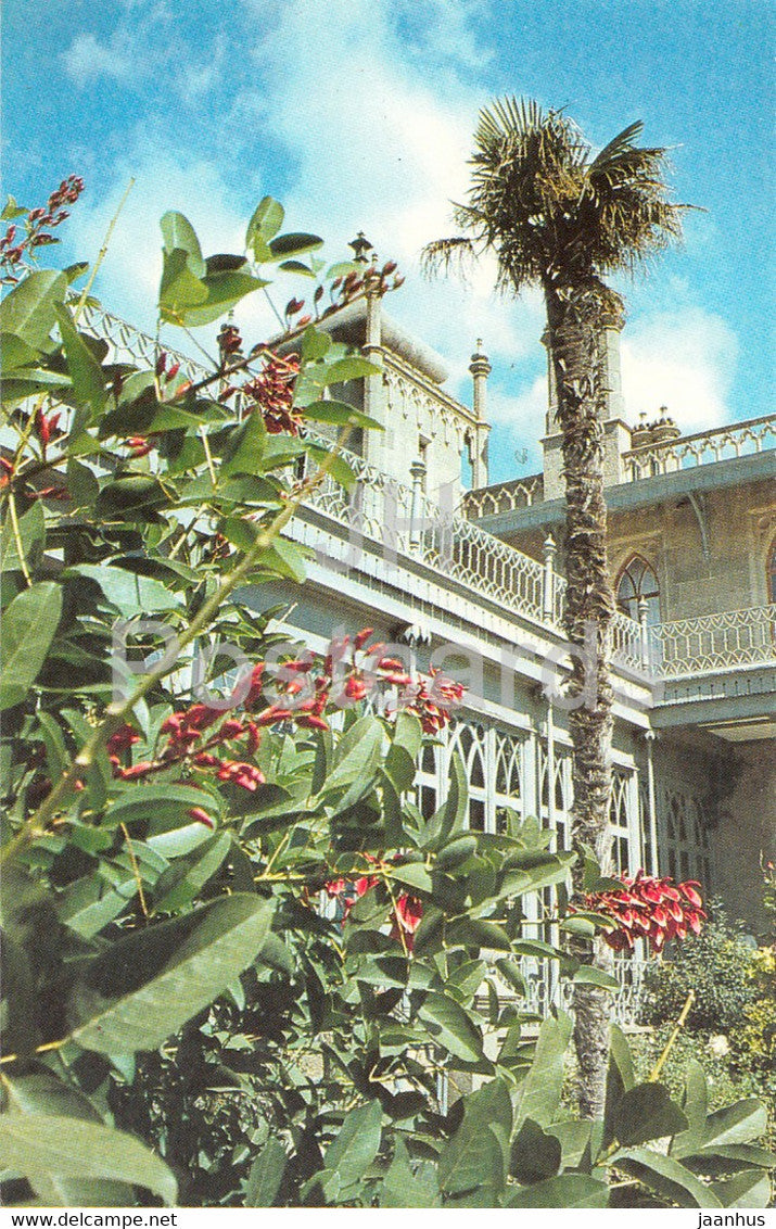 Coral tree in Winter Garden - Alupka Palace Museum - Crimea - 1990 - Ukraine USSR - unused - JH Postcards