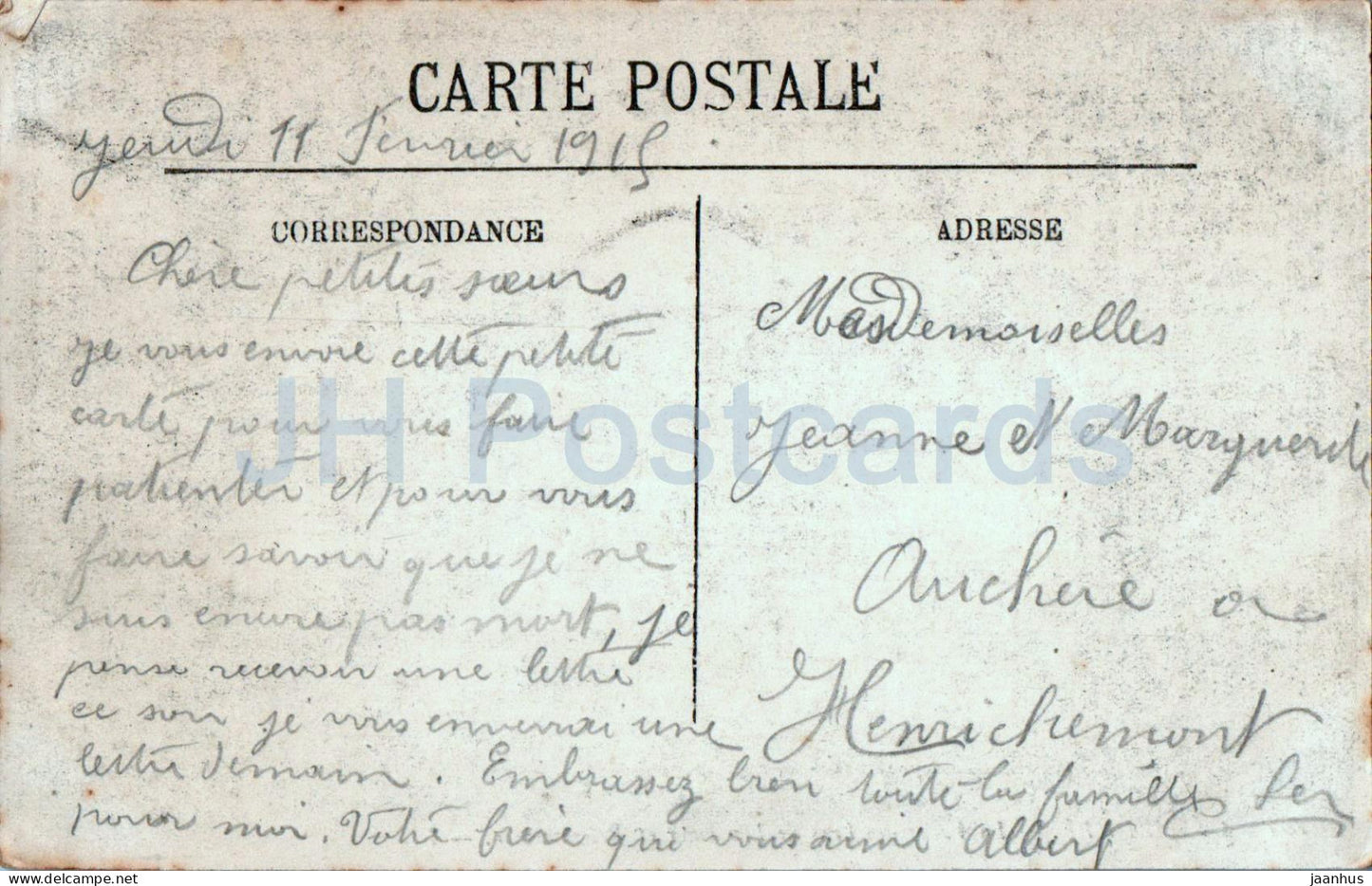 Gerardmer - La Vallee des Lacs de Longemer et Retournemer - See - 134 - alte Postkarte - 1919 - Frankreich - gebraucht 