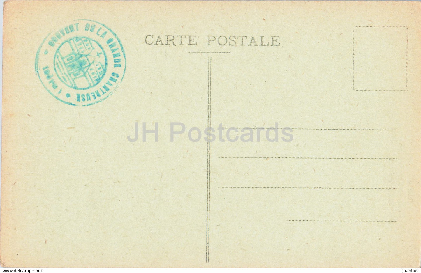 Route de la Grande Chartreuse - Entree du Desert - old postcard - France - unused