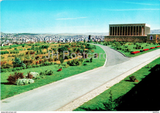 Ankara - The Ataturk  Mausoleum and general view of Ankara - Turkey - used - JH Postcards