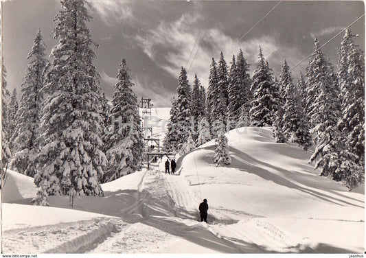 Wildhaus - Gamserrugg Skilift - 1273 - 1954 - Switzerland - used - JH Postcards