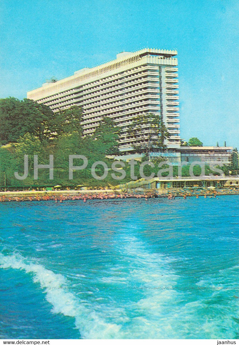 Sochi - hotel Zhemchuzhina (Pearl) - 1 - 1981 - Russia USSR - unused - JH Postcards