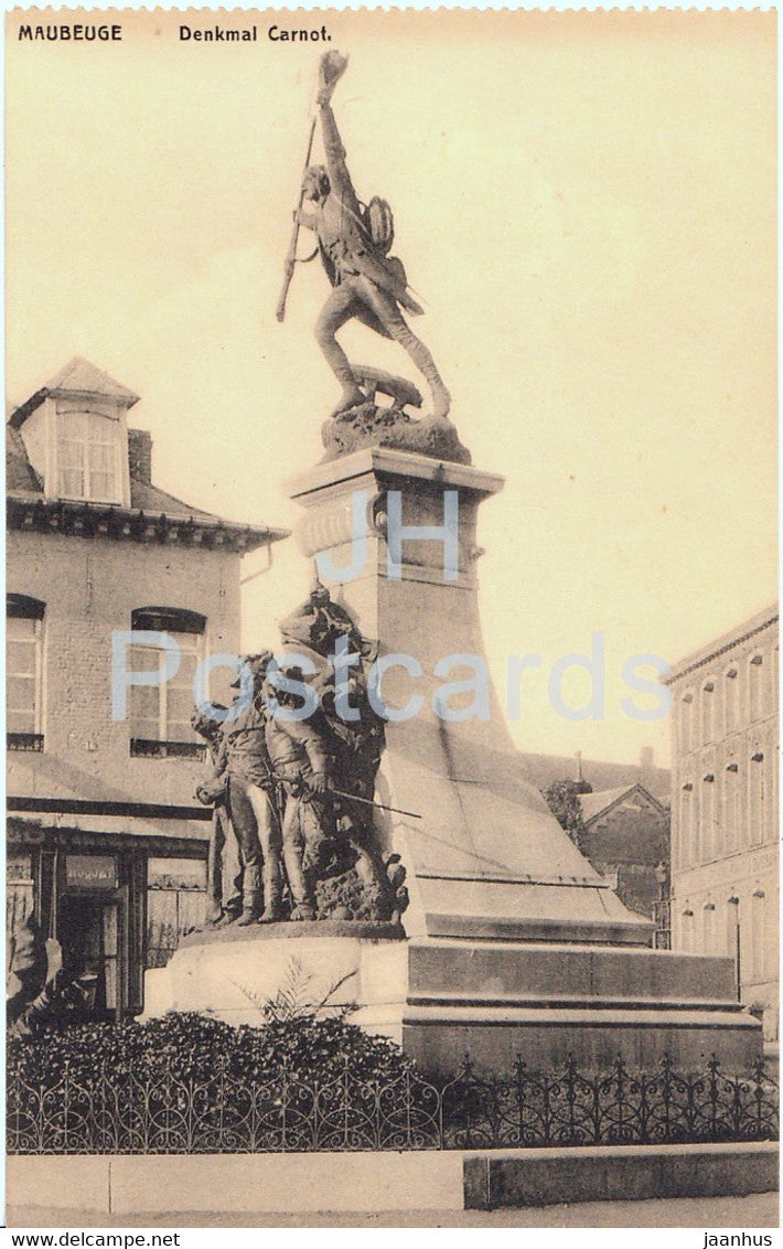 Maubeuge - Denkmal Carnot - monument - old postcard - France - unused - JH Postcards