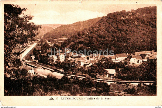 Lutzelbourg - Vallee de la Zorn - 15 - old postcard - France - unused - JH Postcards