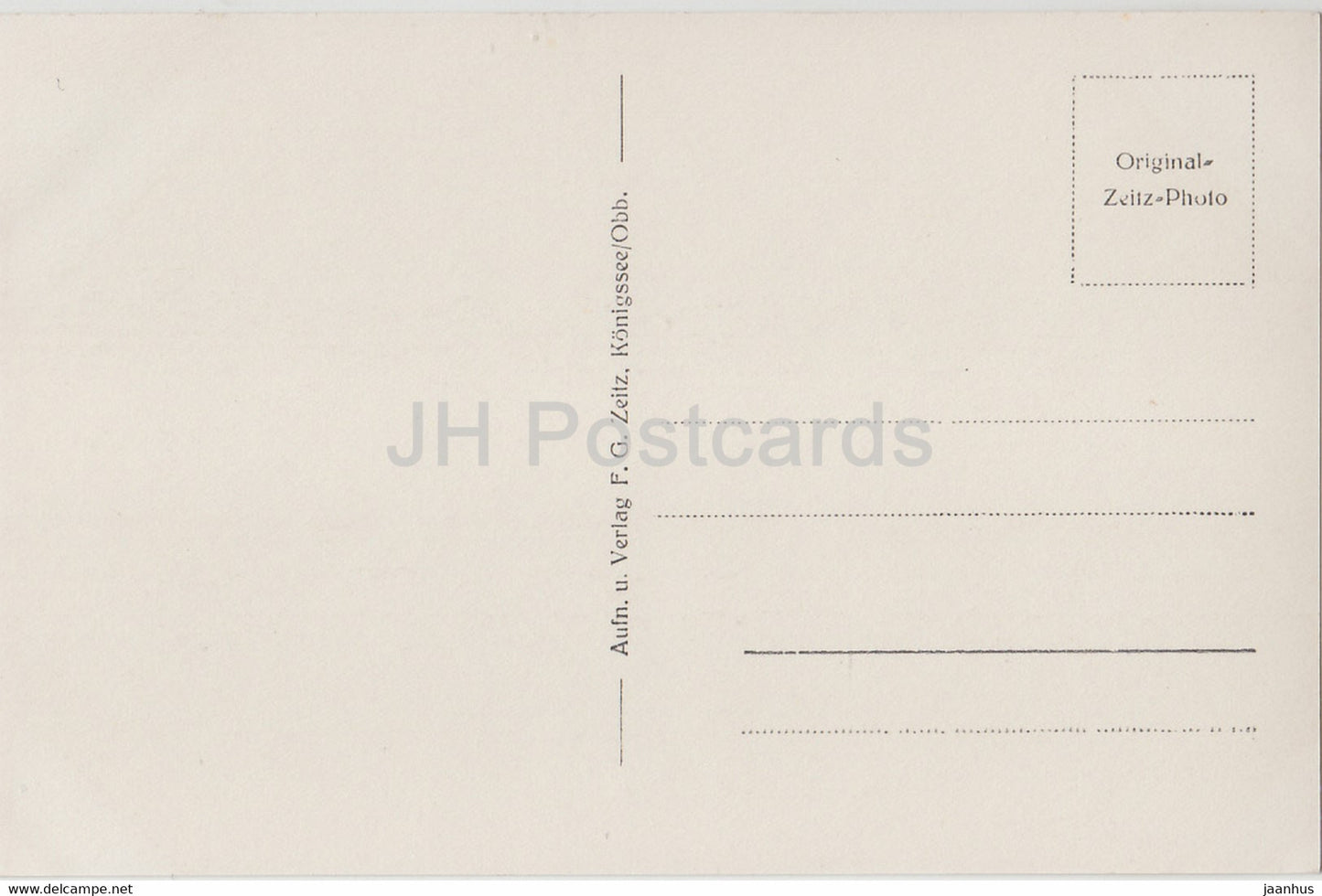 Berchtesgaden m Hochkalter - old postcard - Germany - unused