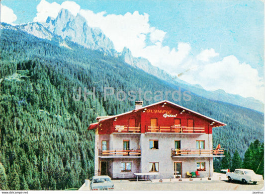 Olympic - Garni - S Giovanni - Vigo di Fassa - Dolomiti - Italy - used - JH Postcards