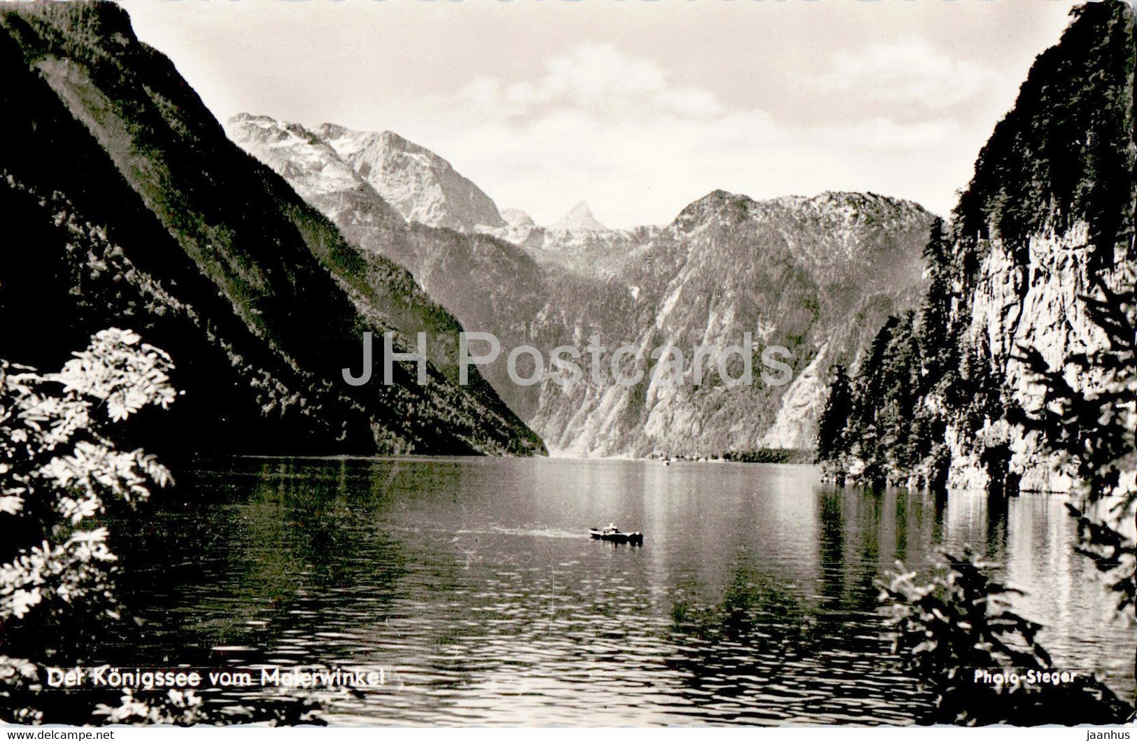 Der Konigssee vom Malerwinkel - 1960 - Germany - used - JH Postcards